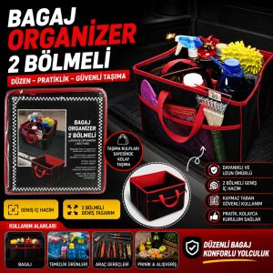 Bagaj Organizer 2 Bölmeli – Düzenli ve Güvenli Taşıma