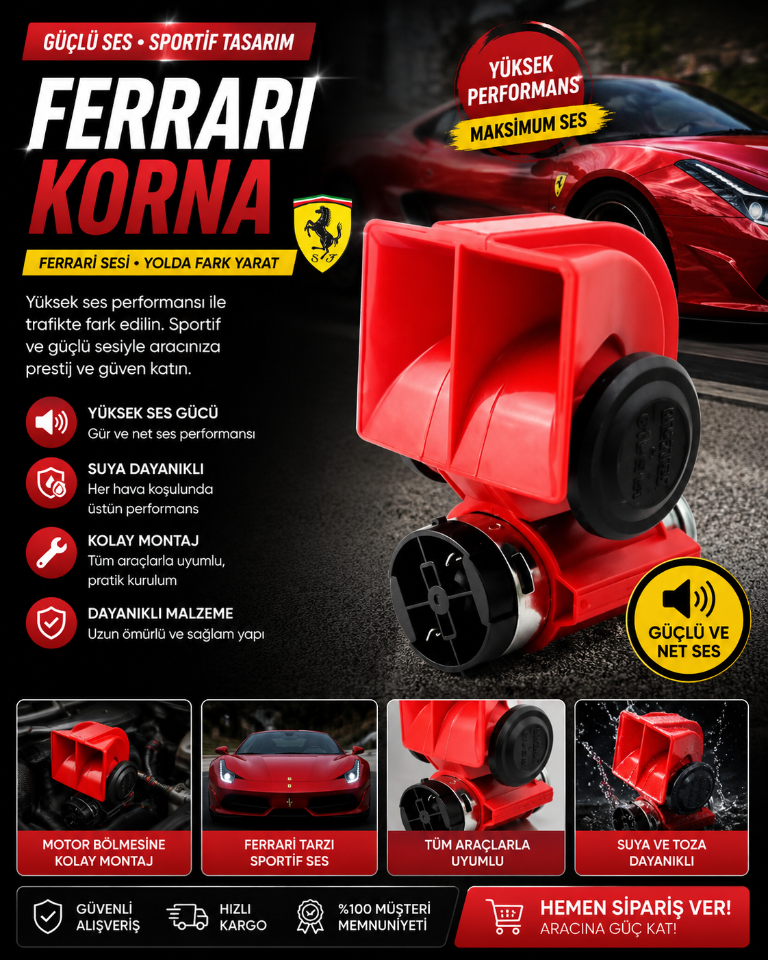 F1 Ferrari Korna Nautilus Salyangoz Model