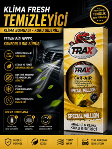 trax Klima Fresh Temizleyici Klima Bombası Koku Giderici
