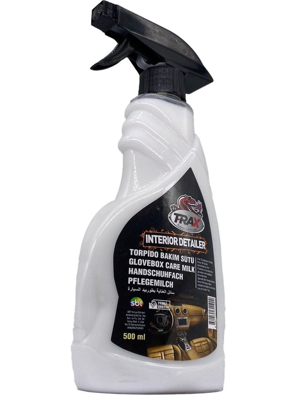 torpido Bakım Sütü Torpido Temizleyici ve Yenileyici Parlatıcı 500ML