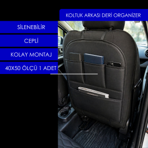 Deri sırt arkası koruyucu orginizer koruma malzemelik