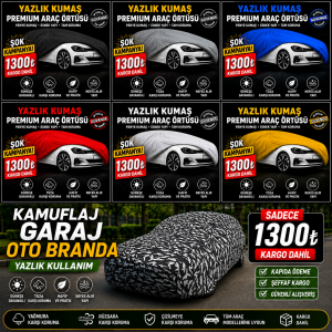 Penye Kumaş Araç Örtüsü Garaj Brandası  7 renk