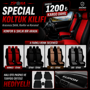 Speciel Oto Koltuk Kılıfı Ön Arka set Hediyeli