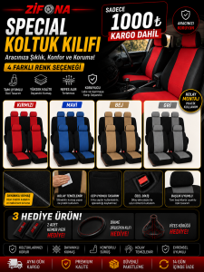 ZIFONA Special Oto Koltuk Kılıfı Ön Arka set