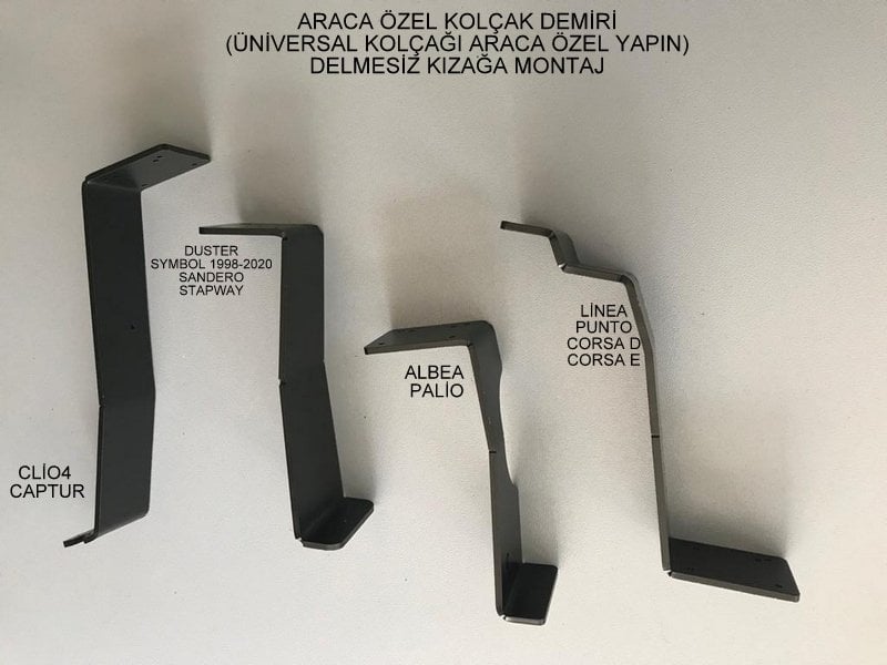 Araca Özel Kolçak Demiri (üniversal kolçağı araca özel yapın)