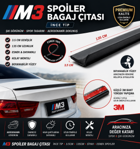 Bagaj Çıtası Her Araca Uyumlu M3 Bantlı