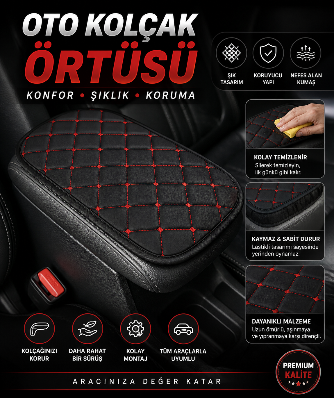 Kolçak Minderi Kolçak Koruma Örtüsü 5 renk