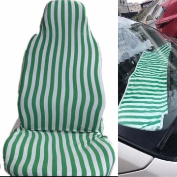 Zifona Zebra Servis Kılıfı Koltuk kılıfı ve Torpido Seti