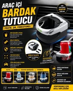 Araç İçi Bardak Tutucu
