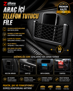 Araç İçi Telefon Tutucu File