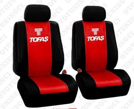 speciyel oto kılıf logolu ön arka set koltuk kılıfı