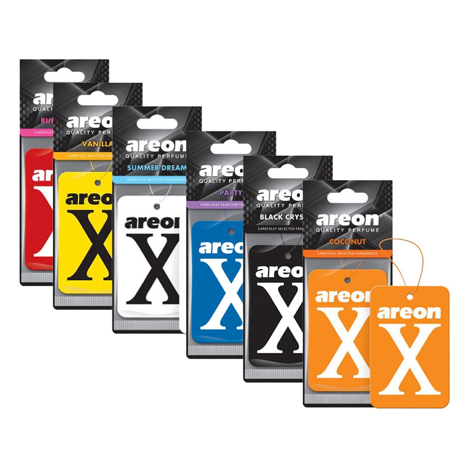 Deodoranti 10 X AREON X Versione Festa Deodorante Profumo Auto