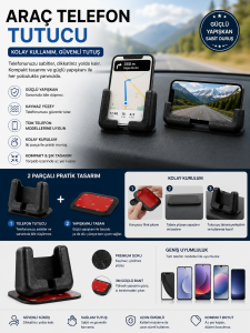 Araç Torpido Telefon Standı