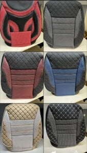 oto koltuk kılıf pamuklu arka cepli ticari koltuk kılıf