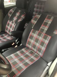 ekose koltuk kılıfı 4 renk ekonomik boyun yastık hediyeli