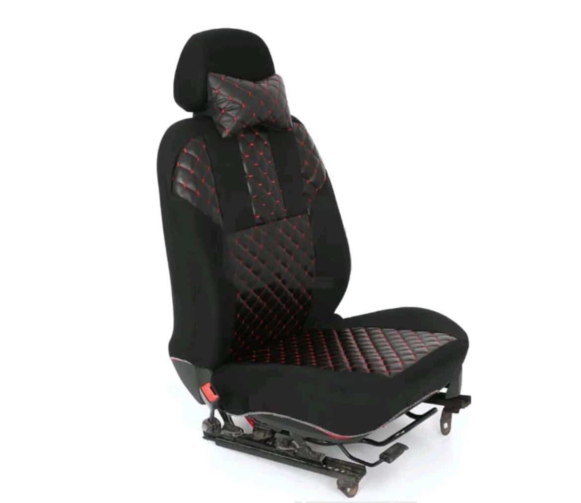 deri boyun yastıklı oto kılıf