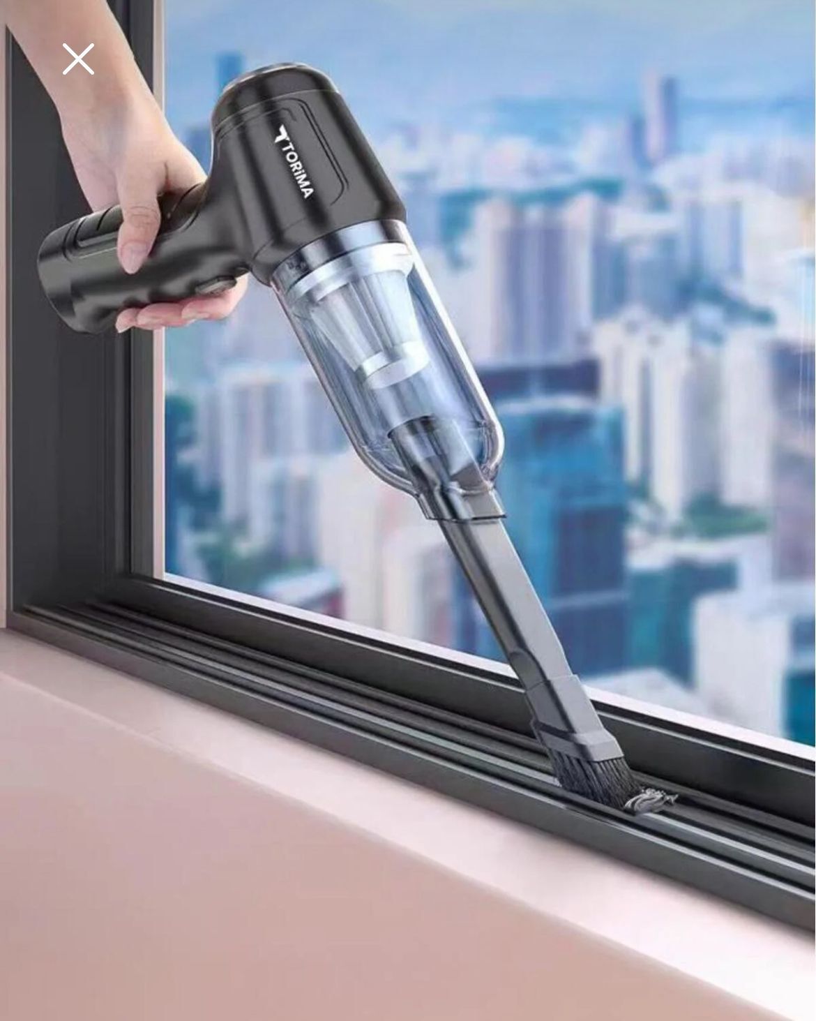 Torima LT-107C Mini Çok Fonksiyonlu Üflemeli Şarjlı Araç Süpürgesi El Süpürgesi